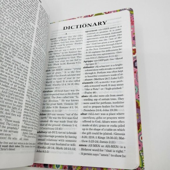 International Children's Bible Shiny Sequin Pink Colorful Holy Bible - Picture 6 of 10